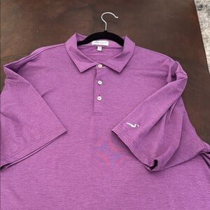 Peter Millar Purple Men's Polo Shirt